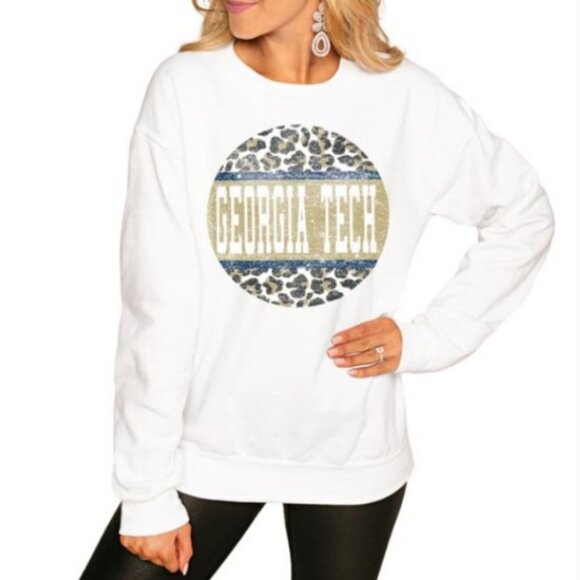 Gameday Couture Women's Georgia Tech Pullover Sweatshirt - S - Picture 1 of 7